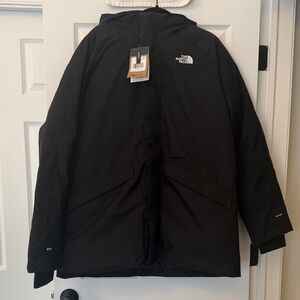NWT The North Face TNF Black Men Explore Farther Parka XL